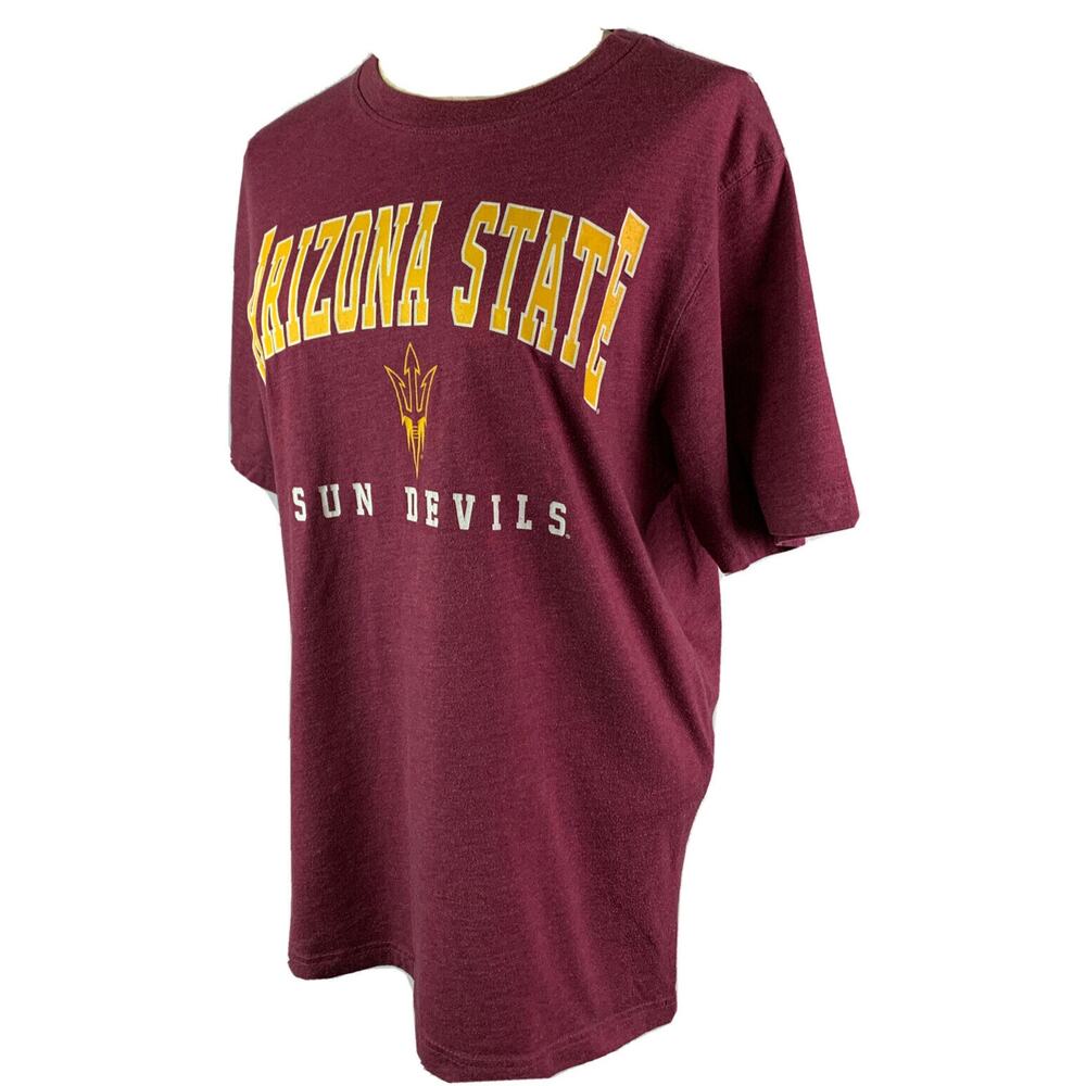 Large Arizona State "Sun Devils" Short Sleeve Tshirt Womens‎ Cotton Blend
